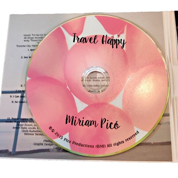 Travel Happy Miriam Pico CD-Michigan Artist - Picture 4 of 4